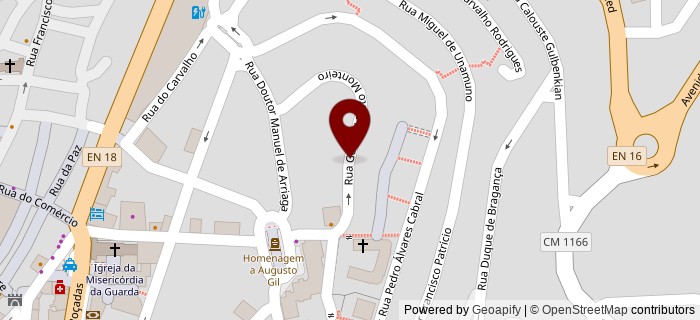 Rua General Pinto Monteiro, Guarda