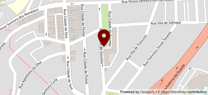 Rua Cidade de Gouveia, Guarda