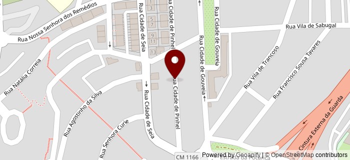 Rua Cidade de Pinhel, Guarda