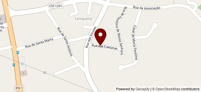 Rua das Caetanas, Faniqueira