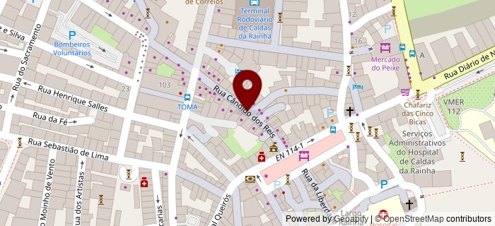 Rua Almirante C�ndido Reis, Caldas da Rainha