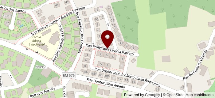 Rua Professora Lav�nia Barreto, Caldas da Rainha