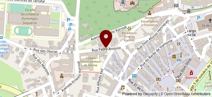 Rua Padre Ant�nio, Leiria