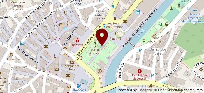 Jardim Lu�s de Cam�es, Leiria