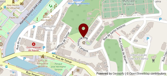 Rua Ant�nio Campos, Leiria