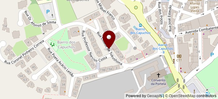 Rua Cidade de Tokushima, Leiria