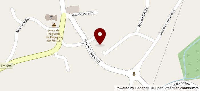 Rua de Santa Quit�ria, Regueira de Pontes