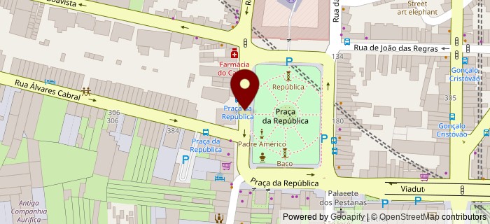 Pra�a da Rep�blica, Porto de M�s