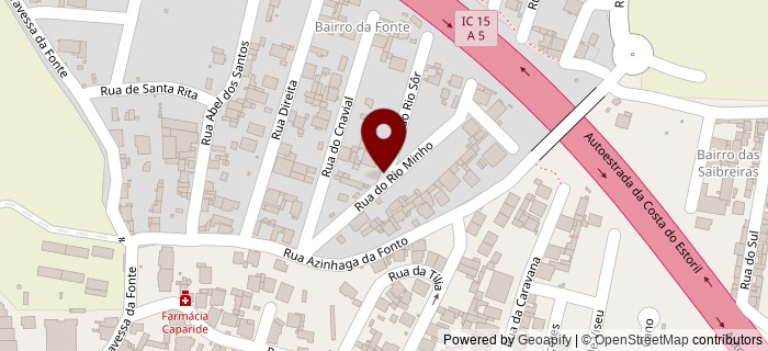 Rua Rio Minho, Cobre