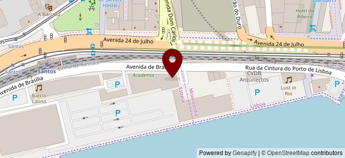 Rua Cintura a Santos, Lisboa