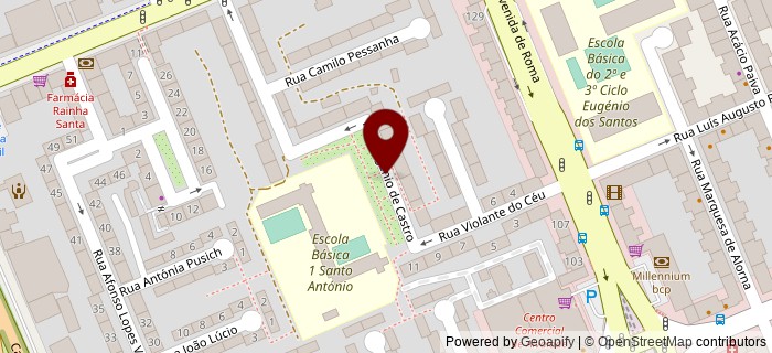 Rua Eug�nio de Castro, Lisboa