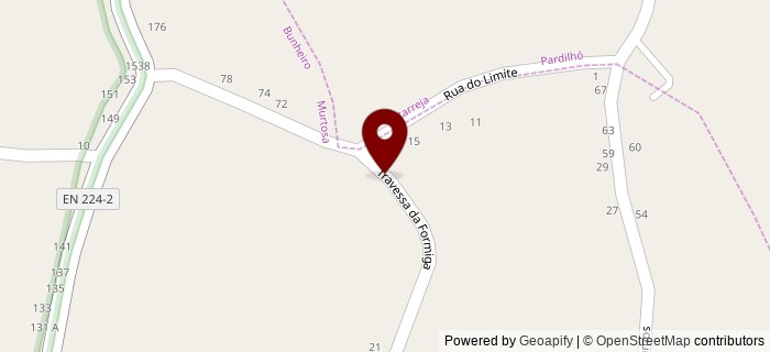 Travessa da Formiga, Bunheiro