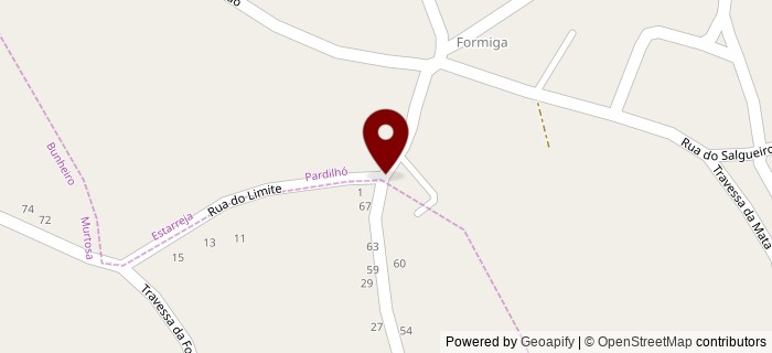 Rua da Formiga, Bunheiro