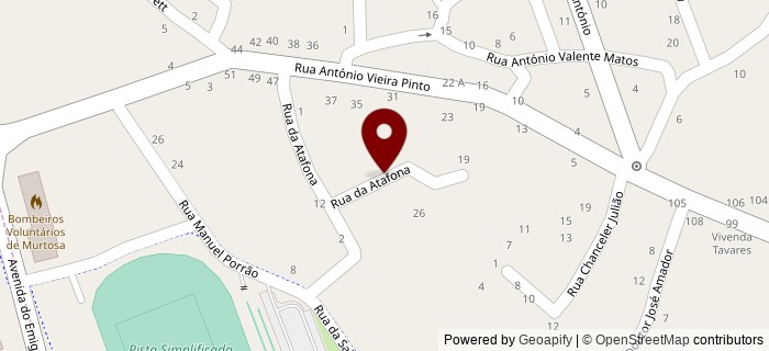 Rua da Atafona, Monte