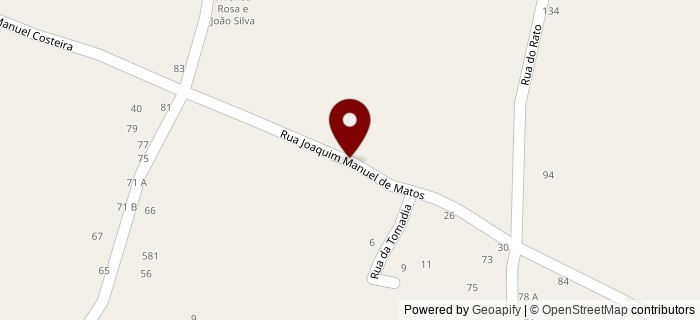 Rua Joaquim Manuel de Matos, Monte