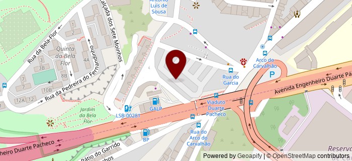 Rua do Meio ao Arco do Carvalh�o, Lisboa