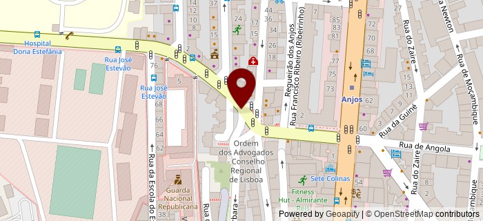 Rua de Santa B�rbara, Lisboa