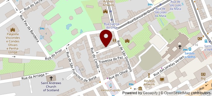 Travessa de Santo Ant�nio a Santos, Lisboa