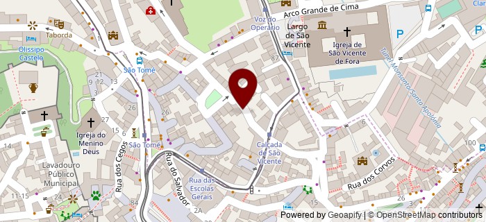 Cal�adinha Tijolo, Lisboa