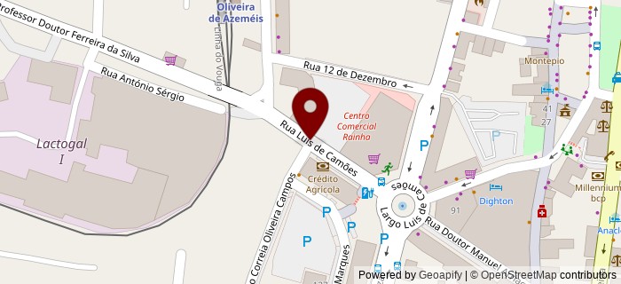 Rua Lu�s de Cam�es, Oliveira de Azem�is