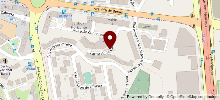 Largo Jaime Carvalho, Lisboa