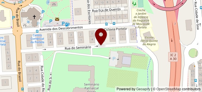 Azinhaga do Seminrio, Portela