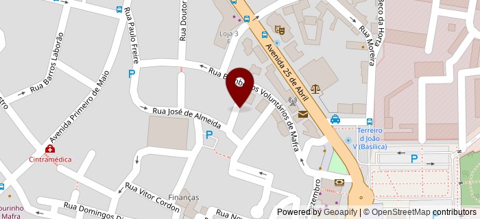 Rua Manuel Dias, Mafra