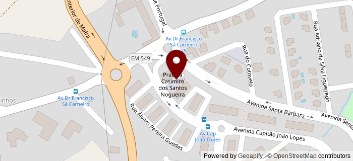 Praceta Casimiro dos Santos Nogueira, Mafra