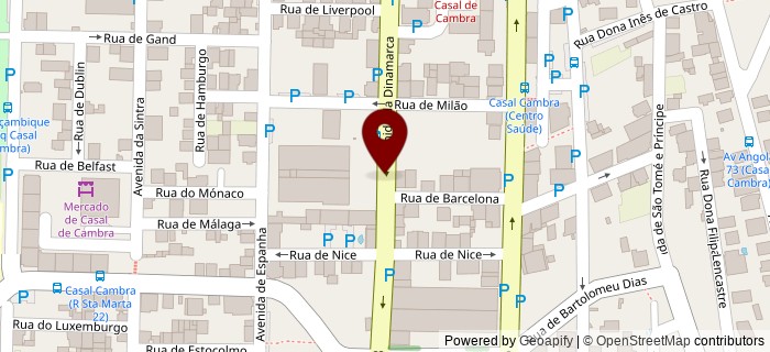 Avenida da Dinamarca, Casal de Cambra