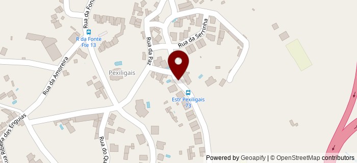 Estrada de Pexiligais, Algueir�o