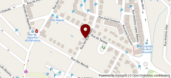 Rua Serra de Baixo, Algueir�o