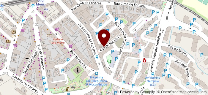 Rua de Pangim, Mem Martins