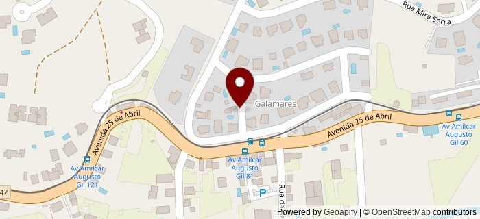 Rua das �guas, Galamares