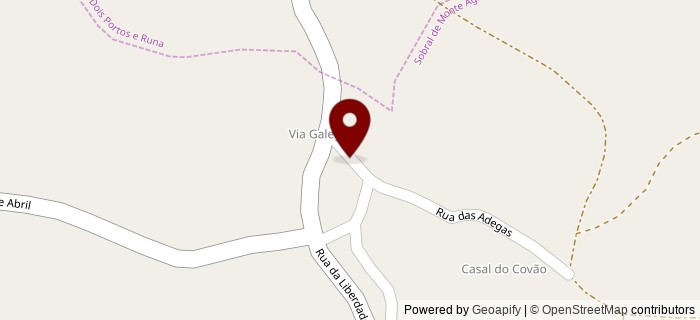 Rua 1� de Dezembro, Sobral de Monte Agra�o