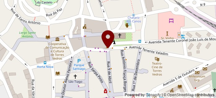 Rua Almirante Gago Coutinho, Torres Vedras