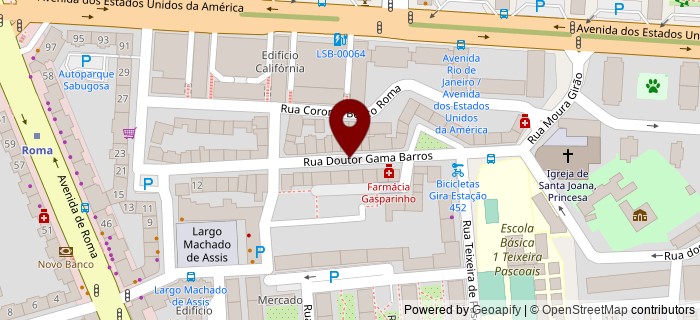 Rua Doutor Gama Barros, Pontinha