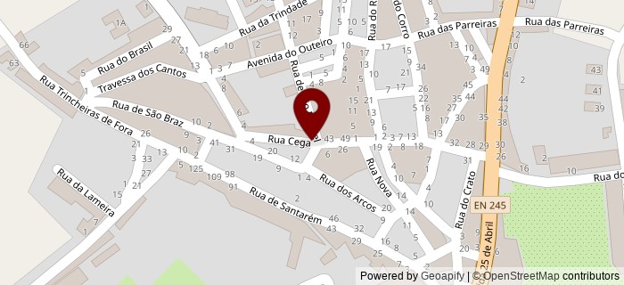 Rua Cega, Alter do Ch�o