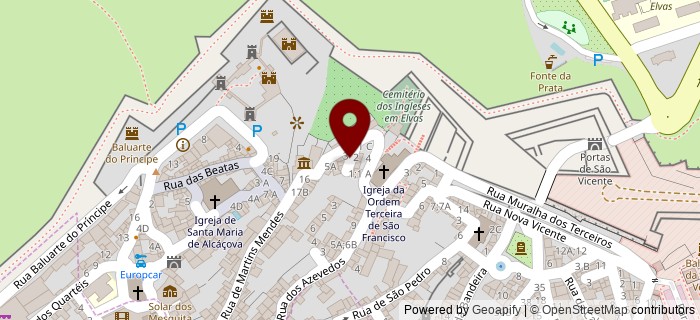 Beco de Santa Justa, Elvas