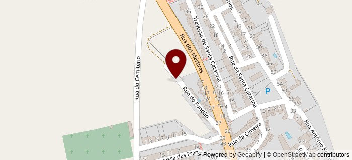 Rua do Fund�o, Fronteira