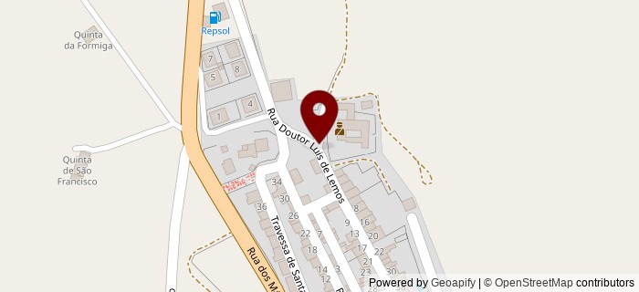 Rua Doutor Lu�s de Lemos, Fronteira