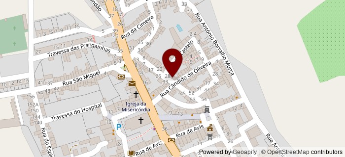 Rua Frei Manuel Cardoso, Fronteira