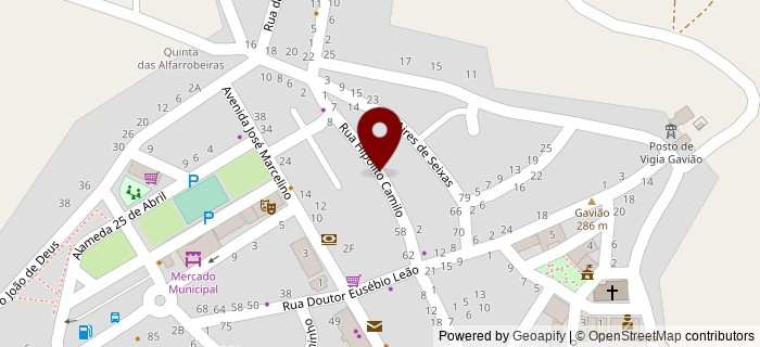 Rua Hip�lito Camilo, Gavi�o