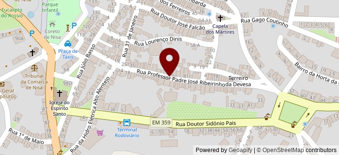 Rua Professor Padre Jos� Ribeirinho, Nisa