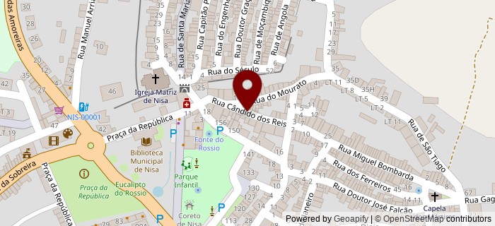 Rua C�ndido dos Reis, Nisa