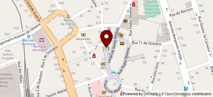 Largo de Santo Ant�nio, S�o Jo�o da Madeira