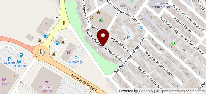 Rua dos Bombeiros Volunt�rios, Portalegre