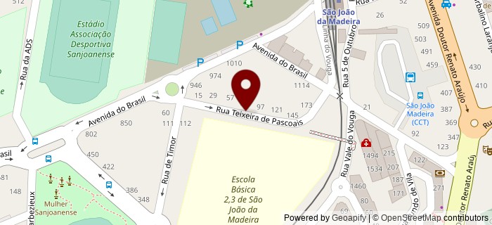 Rua Teixeira de Pascoais, S�o Jo�o da Madeira