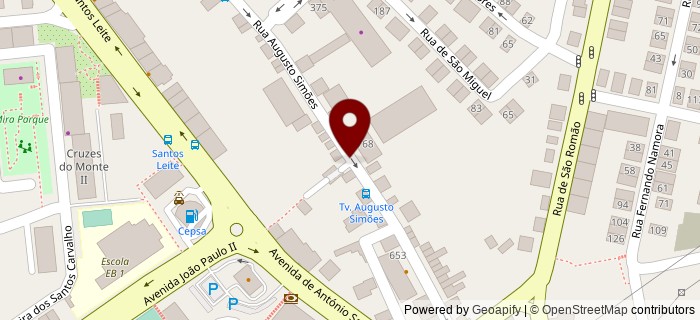 Rua Augusto Sim�es, Maia