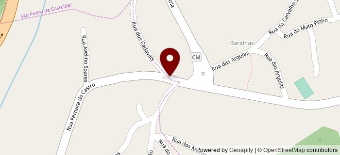 Rua do Miradouro das Baralhas, Baralhas