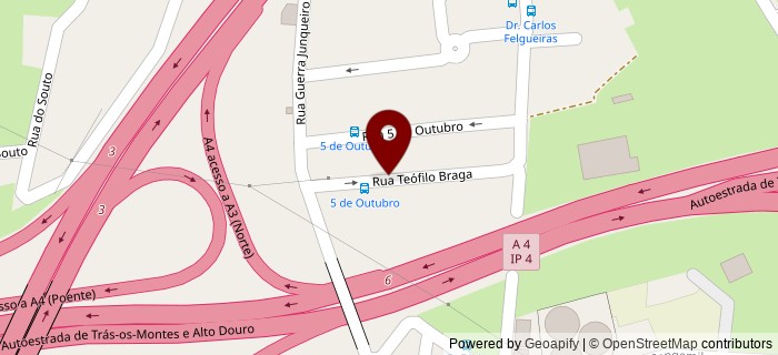 Rua Te�filo Braga, Maia